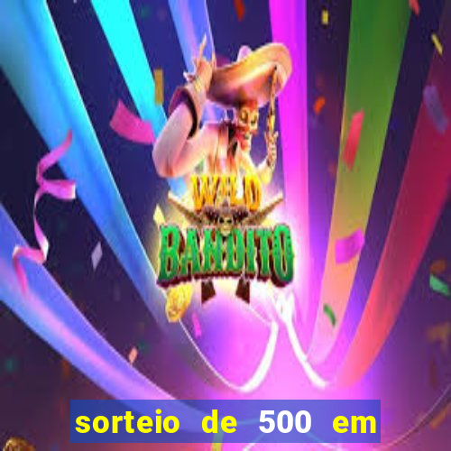 sorteio de 500 em cash toda segunda feira novibet